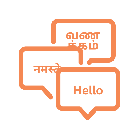 英語＋ローカル言語がポイント！